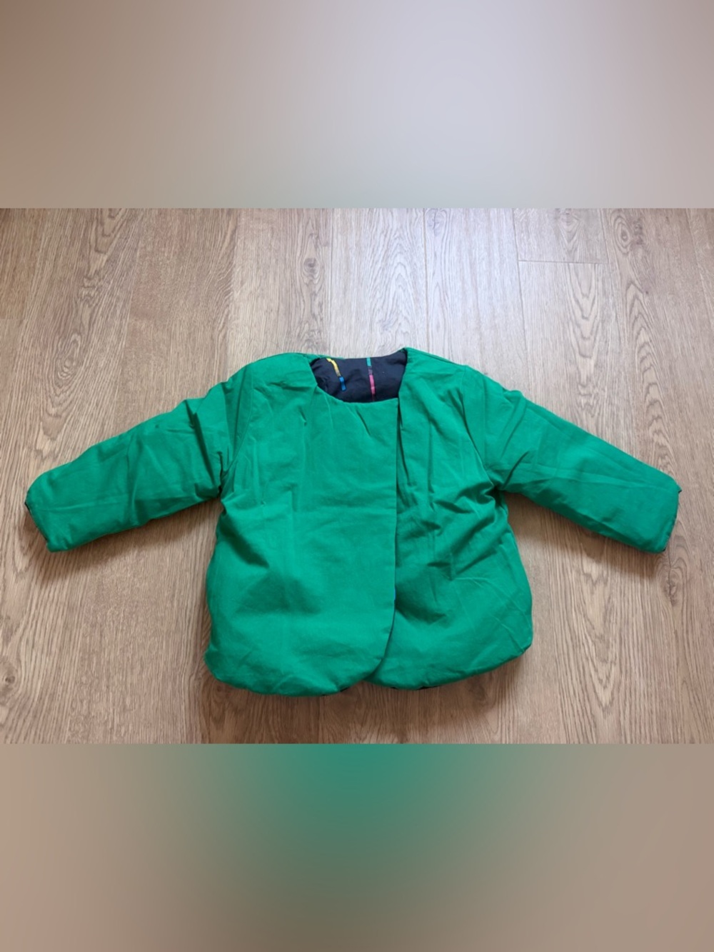 Bobo Choses Green Reversible Padded Jacket Coat - excellent condition